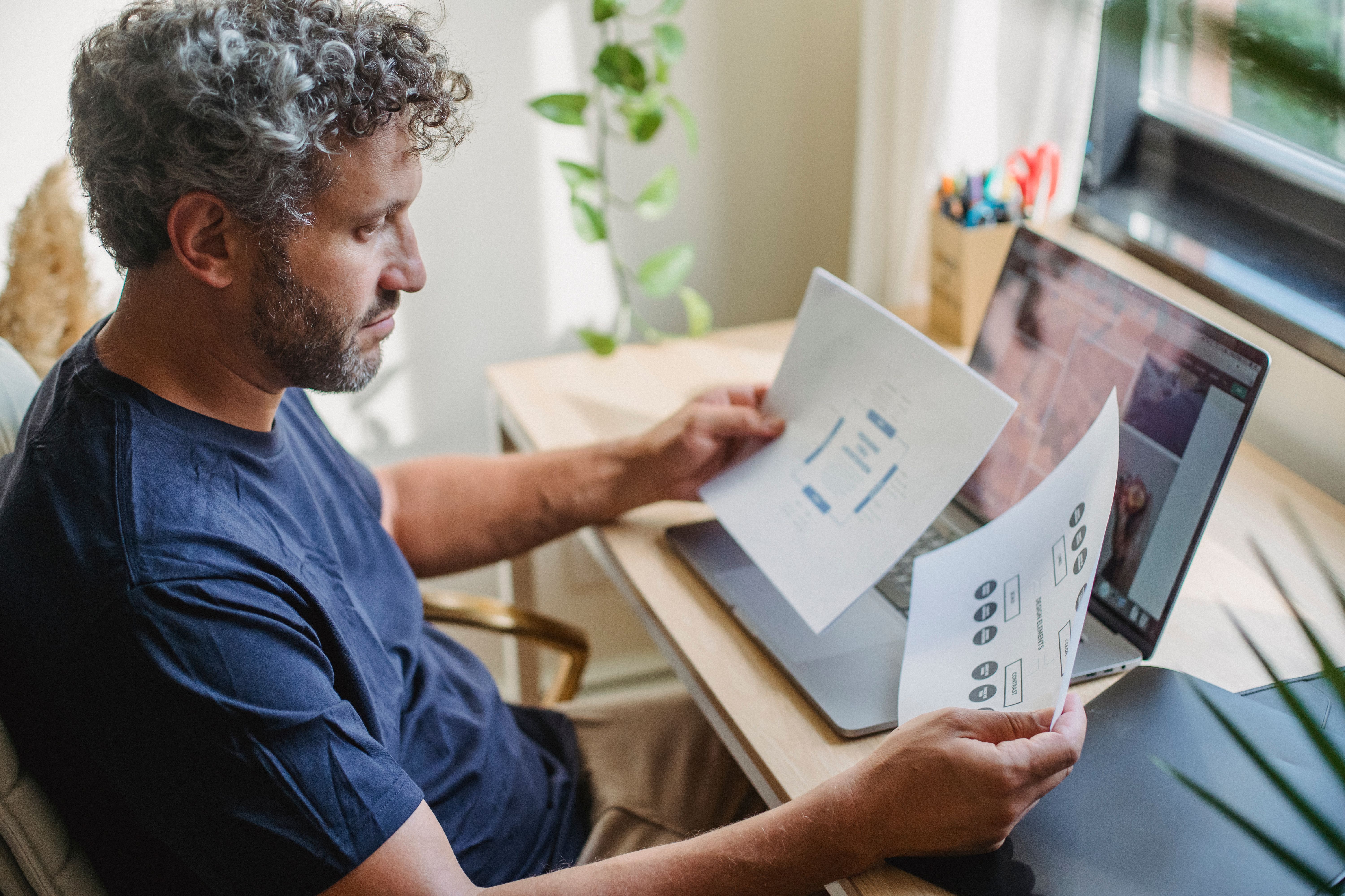 Business owners reviewing financing terms together